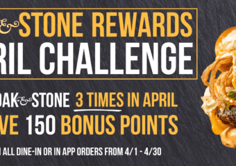 Introducing the Oak & Stone Rewards April Challenge!