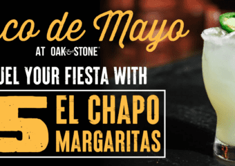 Fuel your Cinco de Mayo Fiesta with $5 El Chapo Margaritas!